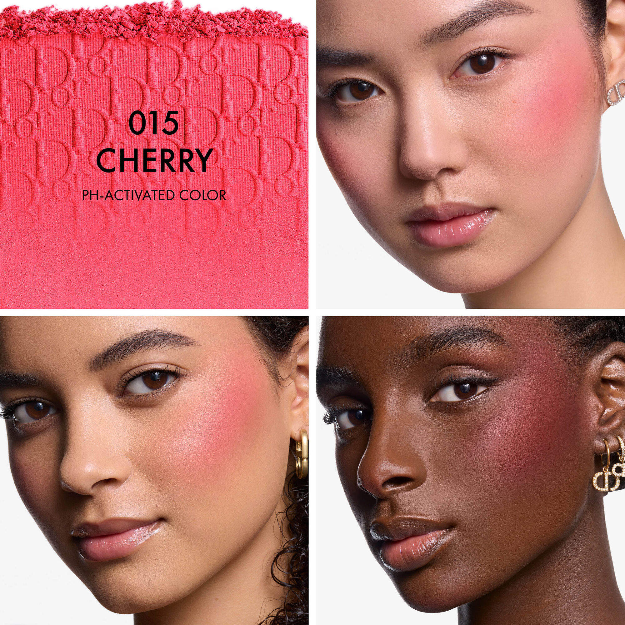 DIOR | Rosy Glow Powder Blush | 015 Cherry - Tulips.Love.Lashes