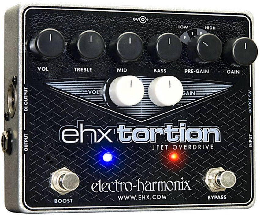 Electro-Harmonix EHX Tortion Overdrive Distortion Effects Pedal