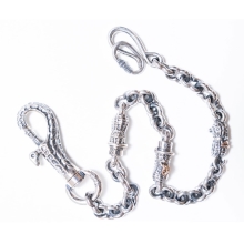 CALEE ナローシルバーリング キャリー スタッズ シルバー ナロー