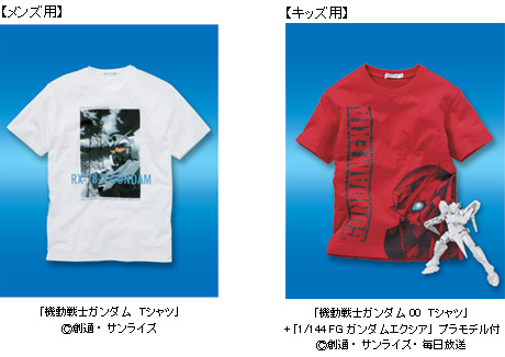 ユニクロ×バンダイ コラボレーションTシャツが登場～ロボットアニメの