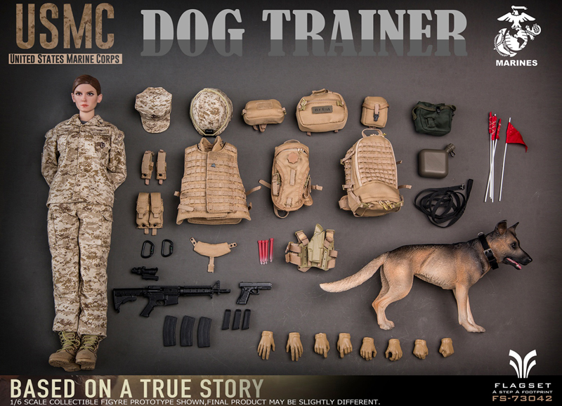 FLAGSET】FS-73042 1/6 USMC Dog Trainer アメリカ軍 アメリカ海兵隊