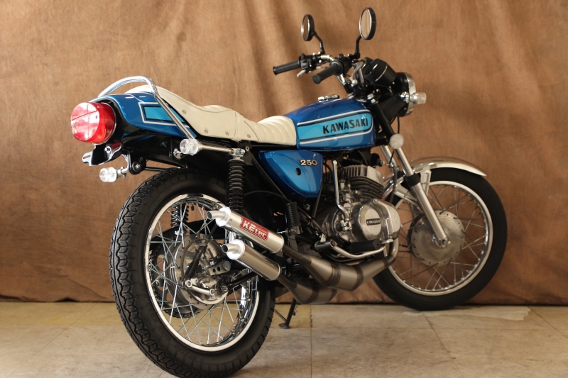 250SS(マッハワン) K2TECチャンバー 白シート｜SOLD OUT｜旧車・絶版