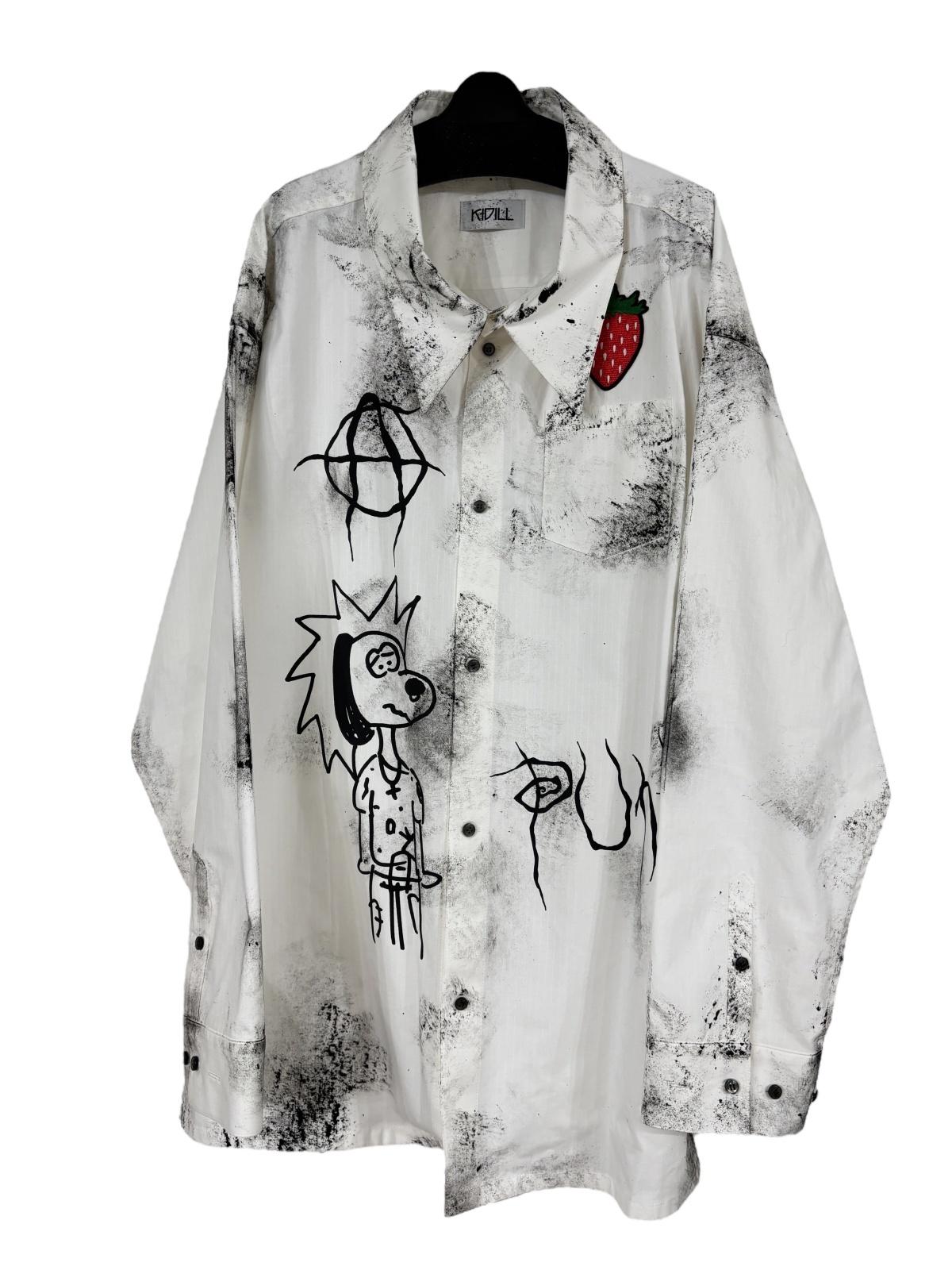 KIDILL 25AW KL1000 FRESH OVERSIZED SHIRT WHITE - boys in the band