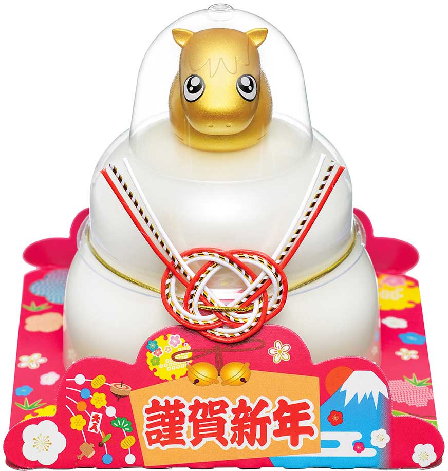 うさぎもちお鏡餅 マスコット付き｜株式会社うさぎもち｜生切り餅