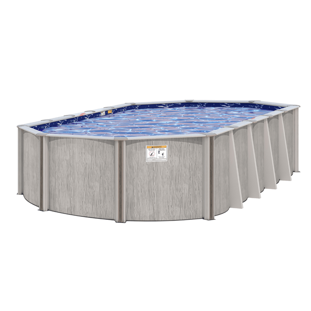 H.I.I. Doughboy River Bend Oval Resin Above-Ground Pool 52/54 in