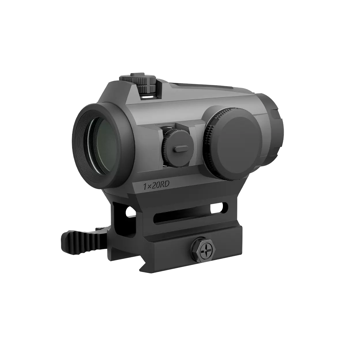 SRD 1x20 Reflex Sight Graphite Finish (SKU: RDSL27) - Victoptics
