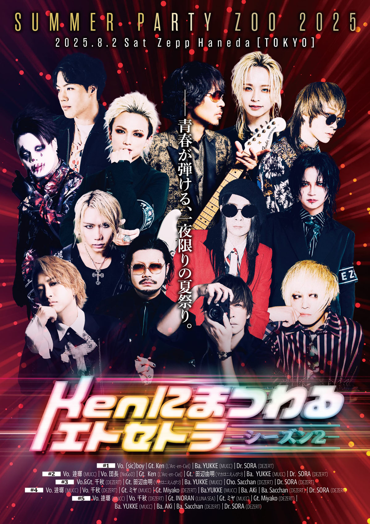 DEZERT Presents SUMMER PARTY ZOO 2025』Kenにまつわるエトセトラ