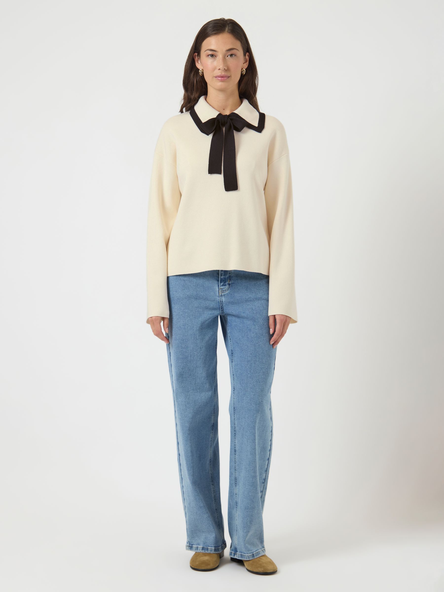YASJOSIE KNITTED TOP | Grey | YAS® UK