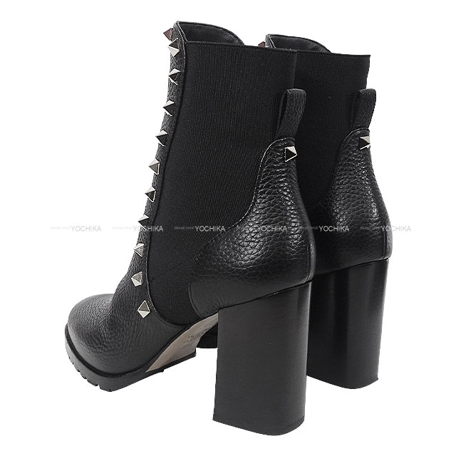 VALENTINO ヴァレンティノ ブーツ アンクル スタッズ 黒 (ブラック