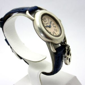 オブレイ Obrey ”オーバル チャーム付 レディースウォッチ ” ソリッド