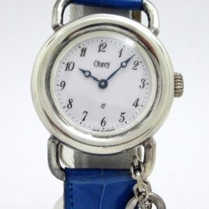 オブレイ Obrey ”オーバル チャーム付 レディースウォッチ ” ソリッド