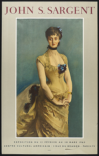 ジョン・シンガー・サージェント 展覧会ポスター」 | 山田書店美術部