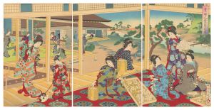 周延「貴婦人養蚕之図」 | 山田書店美術部オンラインストア