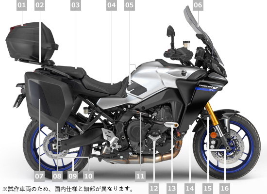 TRACER9 GT（～2024） - バイク用品・バイクパーツ | ヤマハ発動機