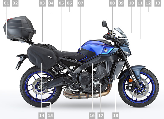 MT-09/SP - バイク用品・バイクパーツ | ヤマハ発動機グループ ワイズギア