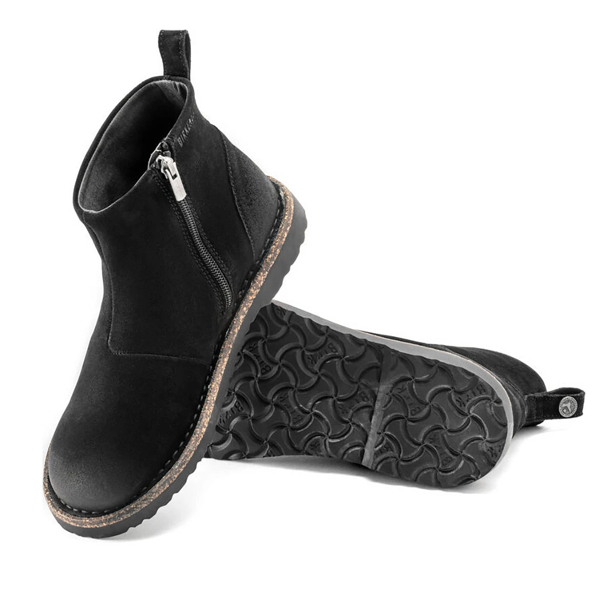 Birkenstock Women's Melrose Suede Leather Black Booties – Zulily