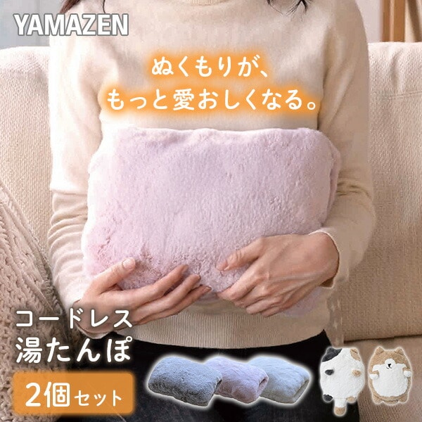 蓄熱式湯たんぽ 充電式 2個セット YTY-S401H/YTY-A410 山善 | 山善