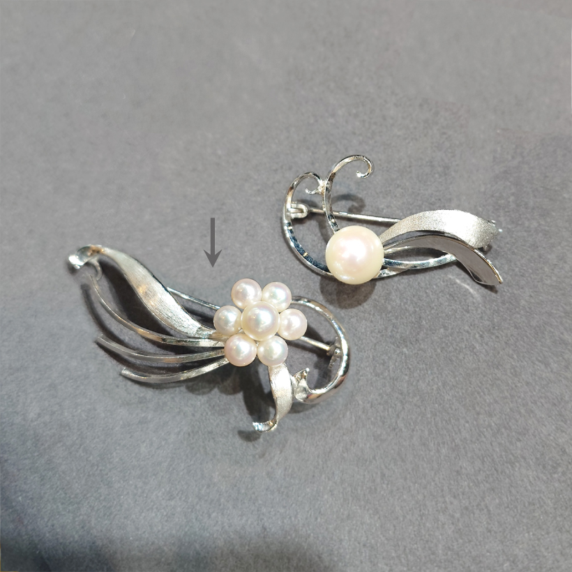 花パールのエレガントブローチ – 柳澤商会 ジュエリーカタログ