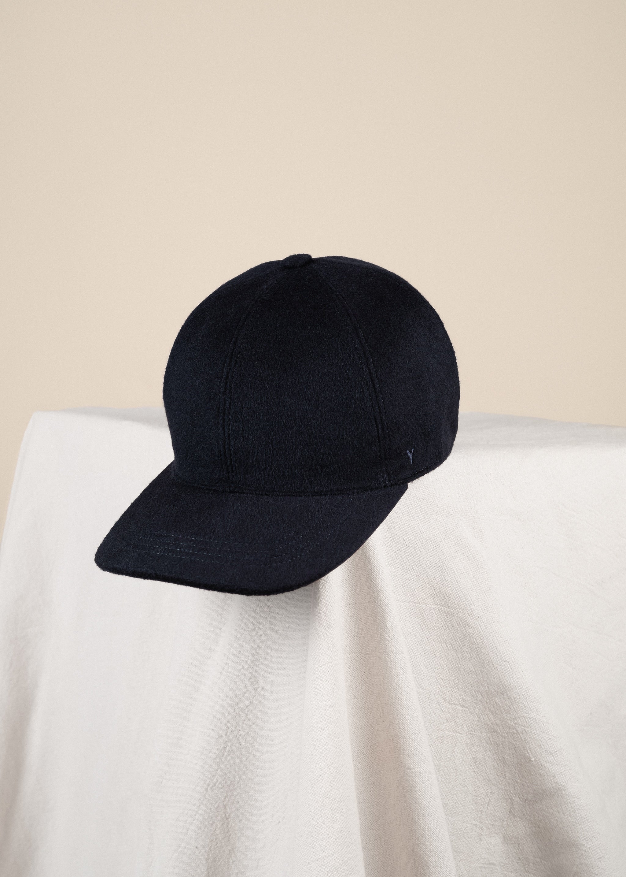 Yacaia - Y-0001 Baseball Cap - Navy (Cashmere blend)