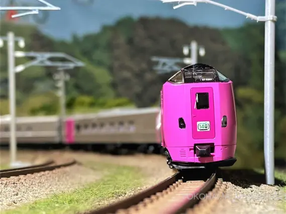 キハ261系5000番代「はまなす」が入線しました。TOMIX 98434