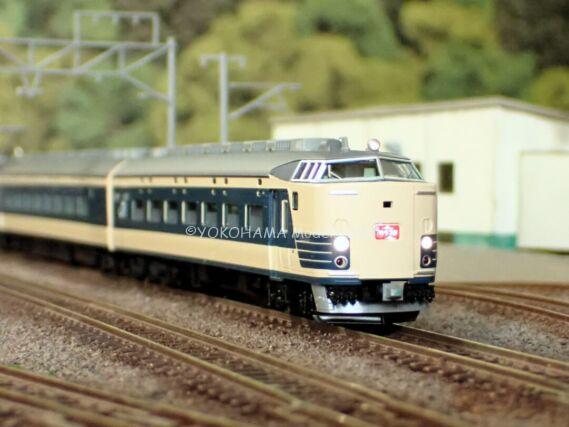 583系（青森運転所）が入線です。TOMIX 98806 98807 | NGaugeJP - 横濱