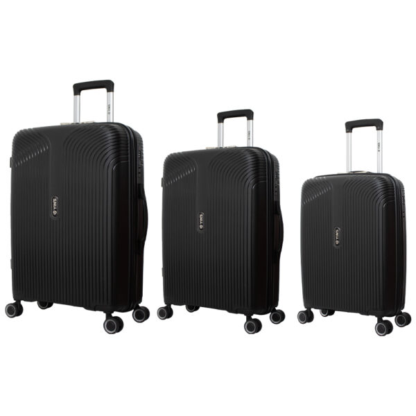 JOGO DE MALAS TRACK 3 PEÇAS EM POLIPROPILENO YS21221 - Yin's Brasil