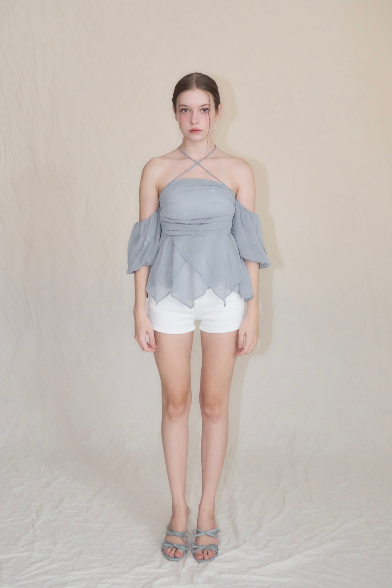 Bijou offshoulder blouse – YILON