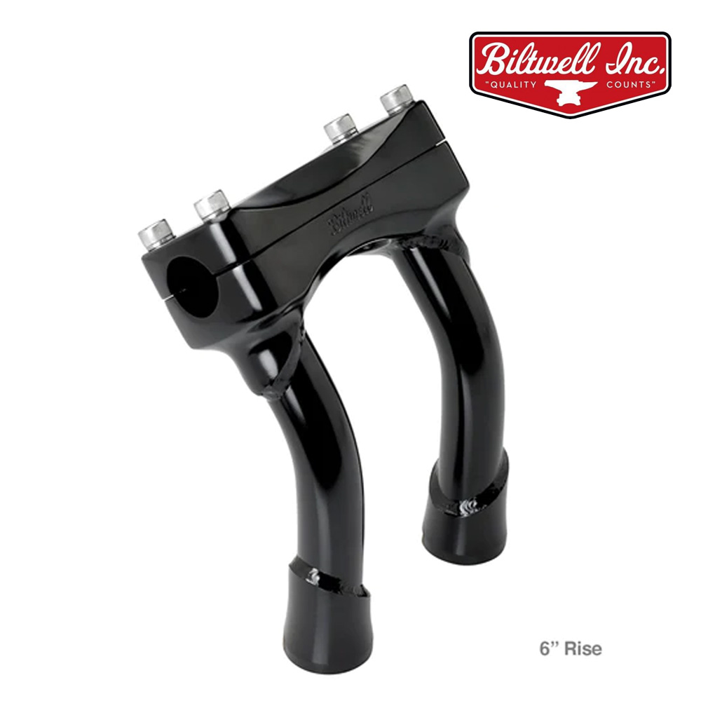 ビルトウェル□マードックプルバックライザー 6インチ ブラック