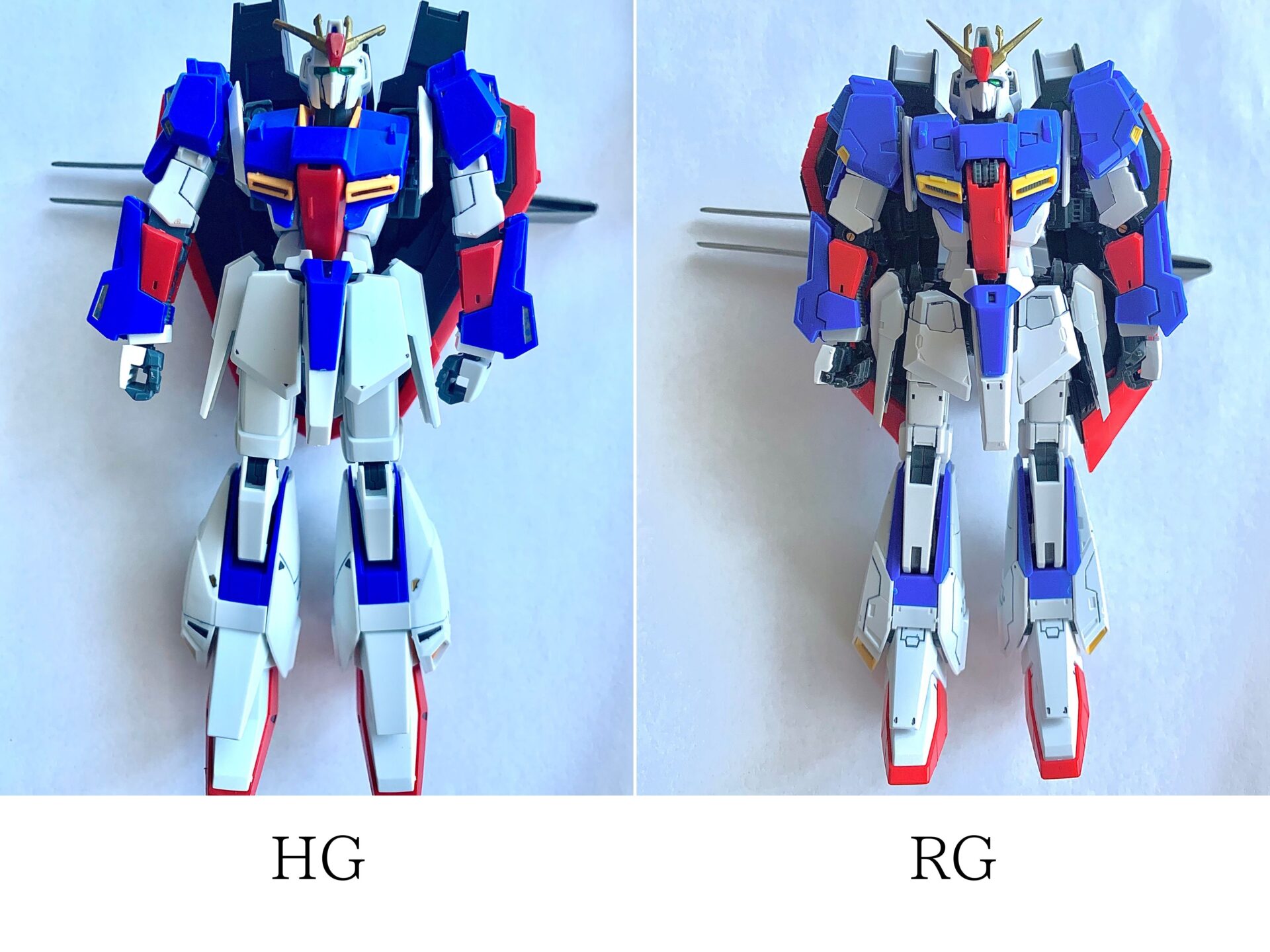 Zガンダムのガンプラ比較】RGとHG買うならどっちが良い？「1/144