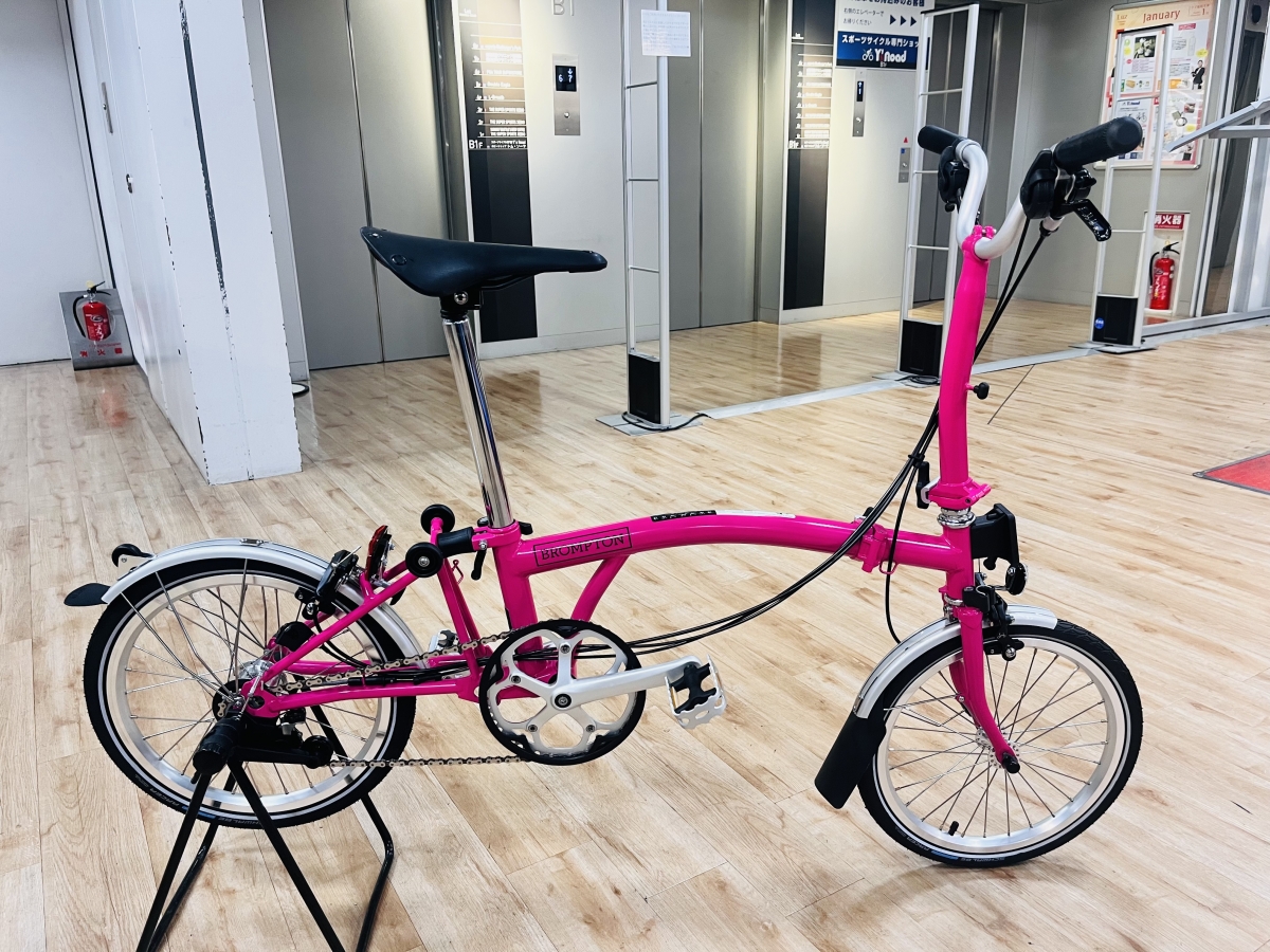 BROMPTON】復刻の限定商品ホットピンクが入荷しました！【全在庫リスト