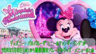ディズニー・パルパルーザ”ミニーのファンダーランド”のスペシャル
