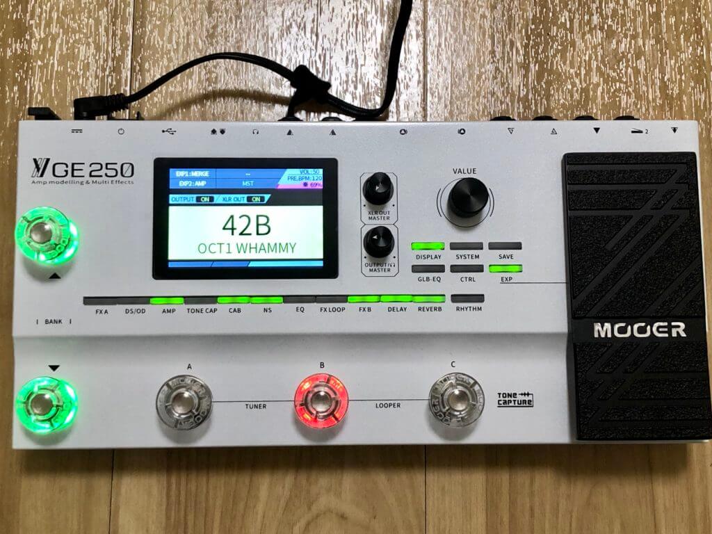 トーンキャプチャーがついた破格のマルチエフェクター！MOOER GE250