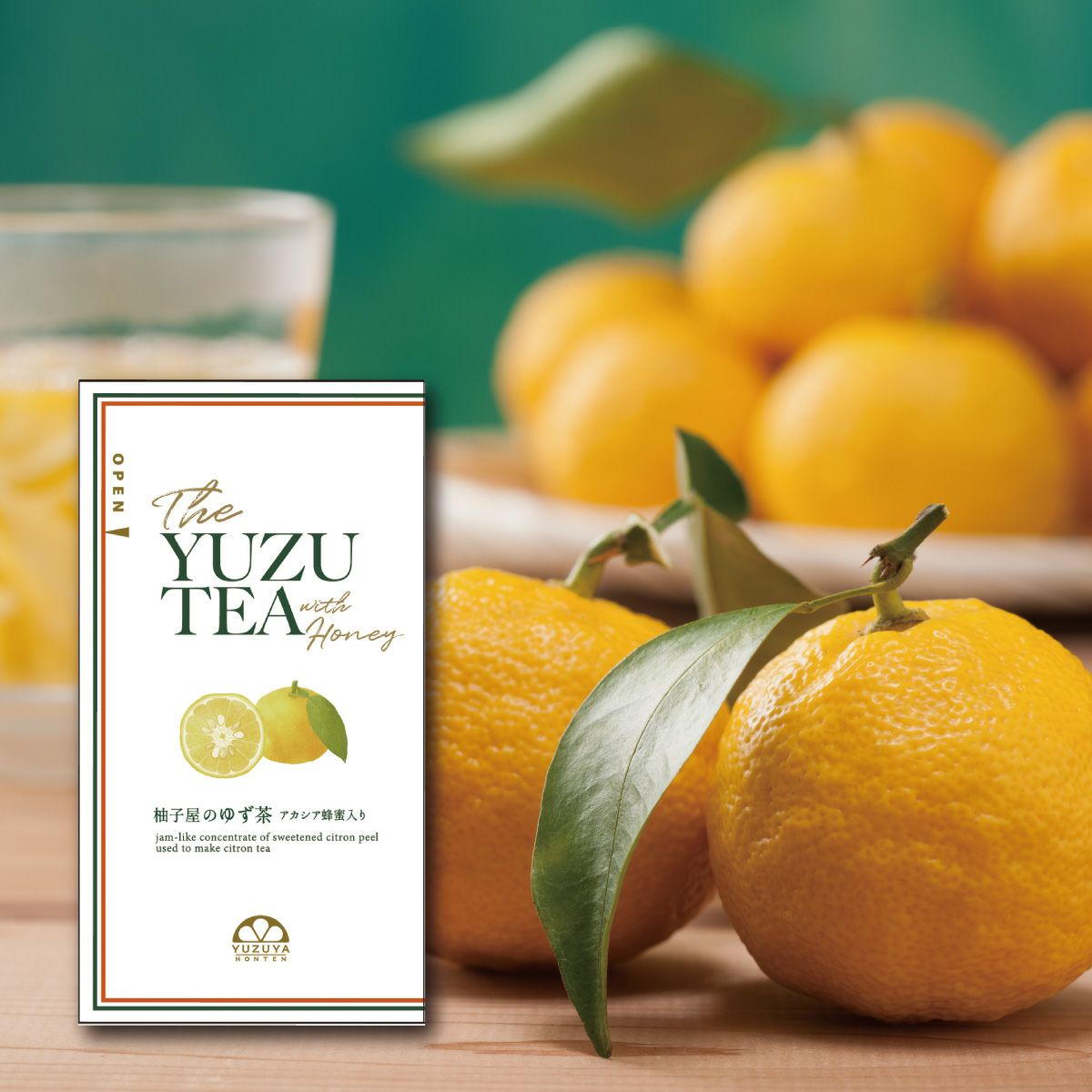ゆず茶（飲み切り30g）専用BOX20包入(個包装小分けスティック携帯用