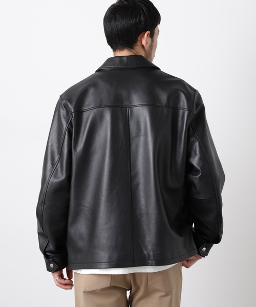 NANO universe（ナノ・ユニバース） 革ジャン ライダース レザー