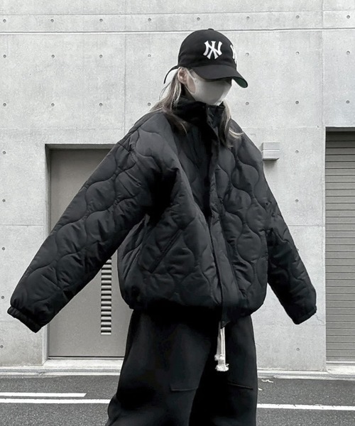 YACA（ヤーカ） コート アウター Stand Collar Quilting Jacket