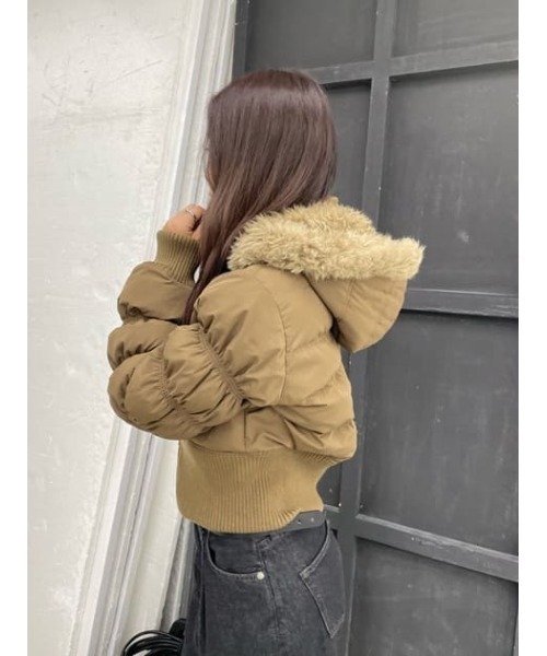 LAGUA GEM（ラグアジェム） ブルゾン アウター HOODIE ZIP STITCH