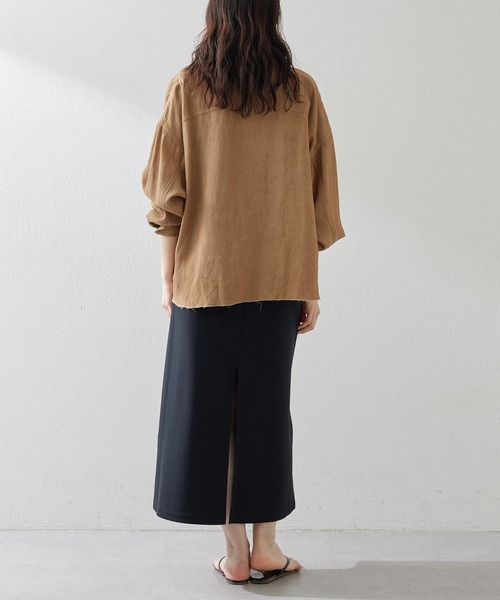 Whim Gazette（ウィム ガゼット） ブラウス シャツ ツイル顔料染め