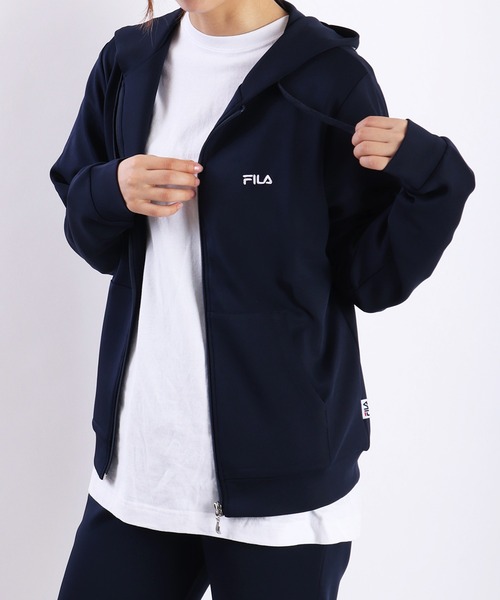 FILA（フィラ） パーカー とろみポンチ フルジップパーカー レディース