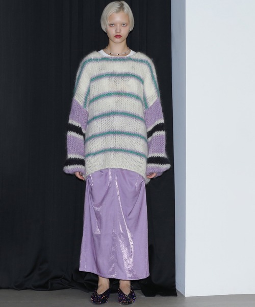 ROSE BUD（ローズバッド） ニット セーター (mici)モヘアミックス