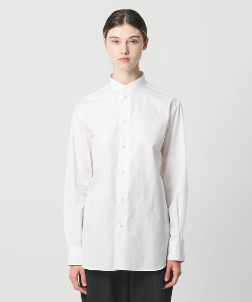 LOEFF（ロエフ） ブラウス シャツ 「LOEFF」コットン ブロード バンド