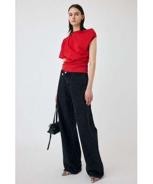 MOUSSY（マウジー） ジーンズ デニム デニムパンツ CROSS WAIST WIDE