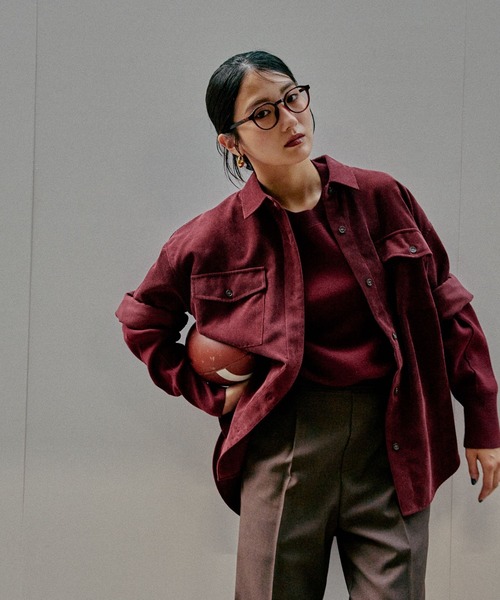 GLOBAL WORK（グローバルワーク） ブラウス シャツ イージーケア