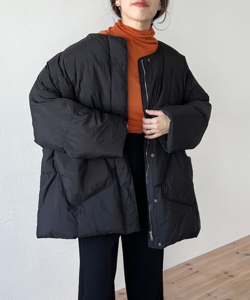 wee9s（ウィークス） ダウンジャケット FREE ブラック レディース