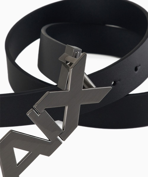ARMANI EXCHANGE ベルト 「A|Xアルマーニ エクスチェンジ」A|Xバックル