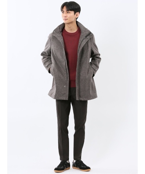 TAKA-Q（タカキュー） ダッフルコート コート 「ストレッチ フード脱着