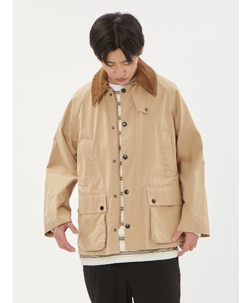 Barbour（バブアー） ブルゾン アウター 「BEDALE / ビデイル」ピーチ