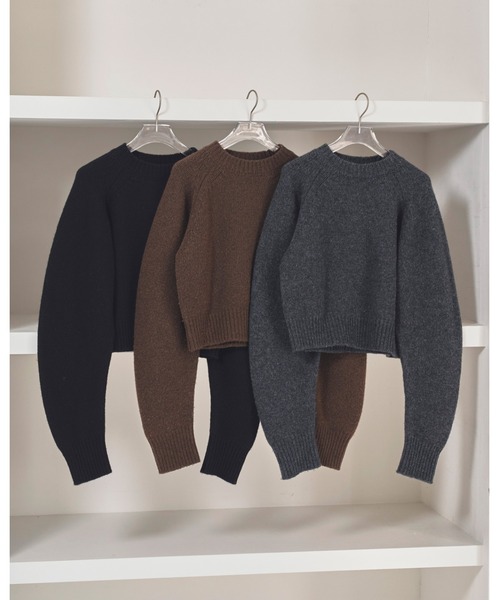 TODAYFUL ニット セーター Wool 100% Raglan Knit レディース