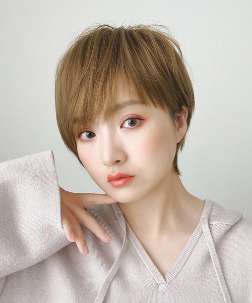 ウィッグ エクステ 「 マニッシュラフショート 」 ショート レディース
