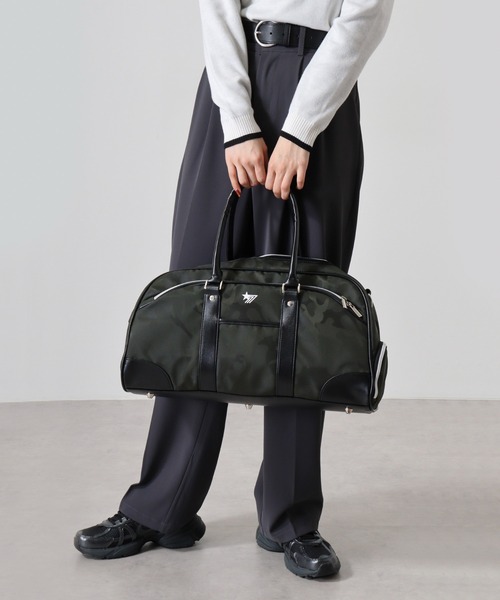 STELLA77GOLF ボストンバッグ カモフラ柄ボストンBAG メンズ