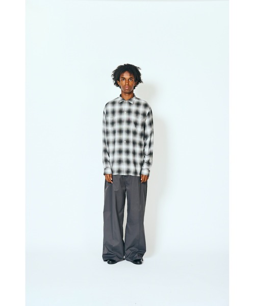 TOWNCRAFT（タウンクラフト） シャツ 60S LOOP COLLAR SHIRT オンブレ